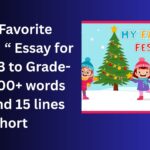 My Favorite Festival essay