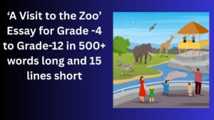 Read more about the article A Visit to the Zoo –  Essay for Grade 4 Students in Simple English | A Visit to the Zoo – Essay for class 4 Students in Simple English
