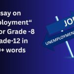 essay on unemployment