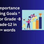 The Importance of Setting Goals essay
