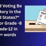 Should Voting Be Mandatory in the United States? - essay.