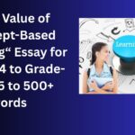 The Value of Concept-Based Learning essay