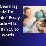 Why Learning Should Be Enjoyable essay
