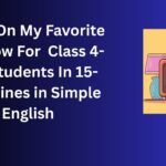 My Favorite TV Show essay