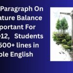 Why Nature Balance Is Important essay